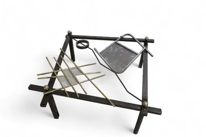 J. Mehringer Abstract Metal Coffee Table