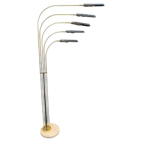 Mid Century Italian 5 Head Floor Lamp