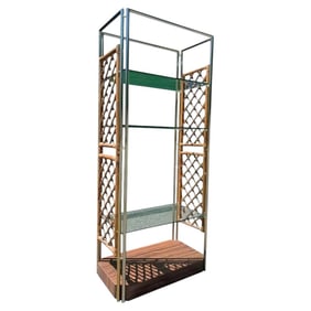 Bamboo & Brass Etagere