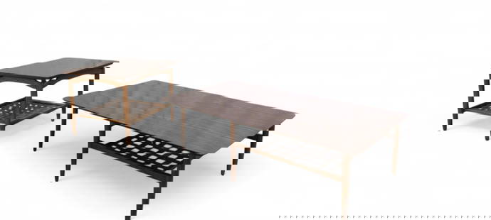 Lane Coffee Table & End Table: A Lane mid century modern coffee table and an end table Coffee Table Dimensions:15x54x30 Dimensions:20x28x22
