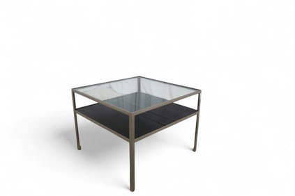 Steel & Glass side Table
