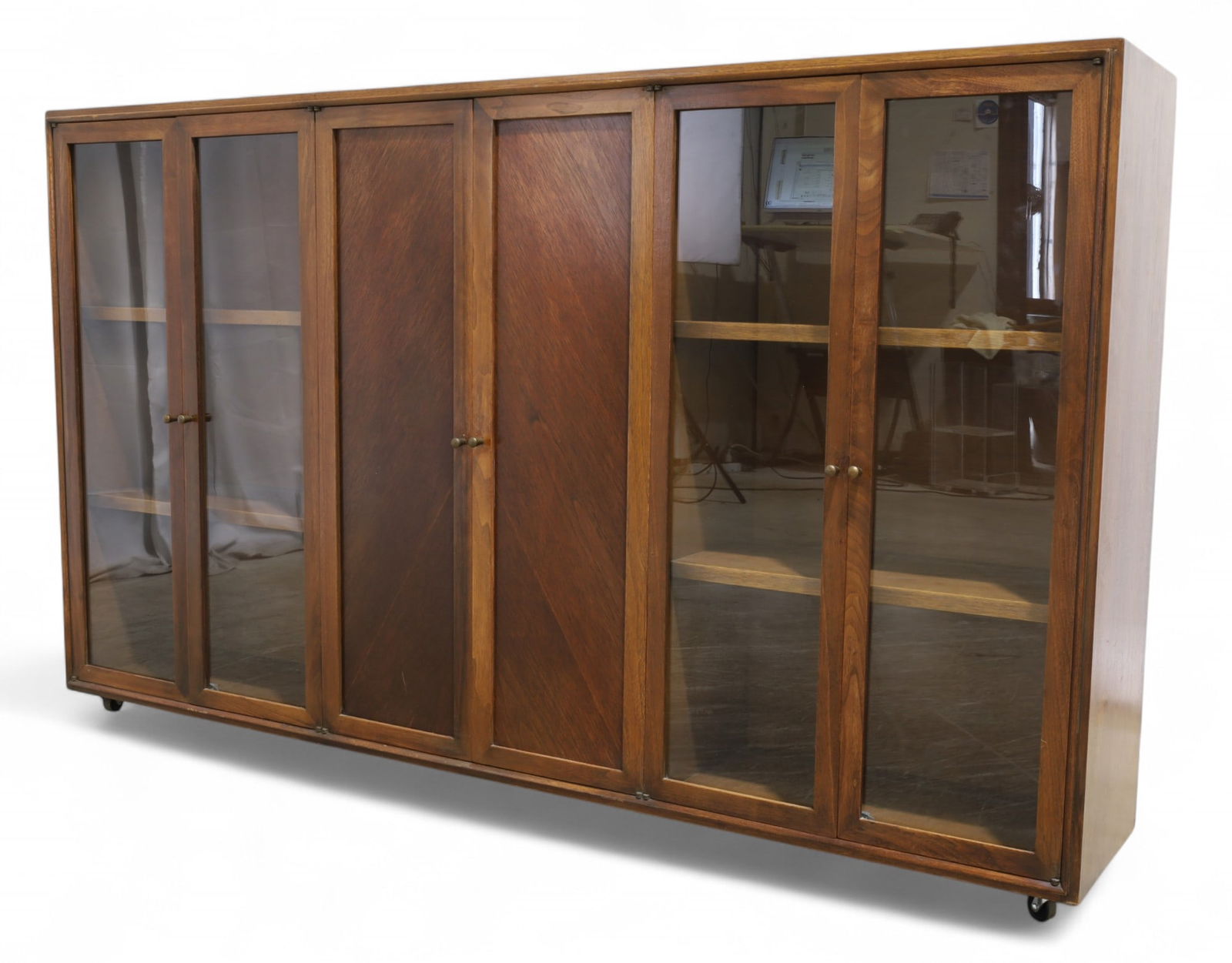 Mt. Airy Mid Century Walnut Bookcase (1 of 9)