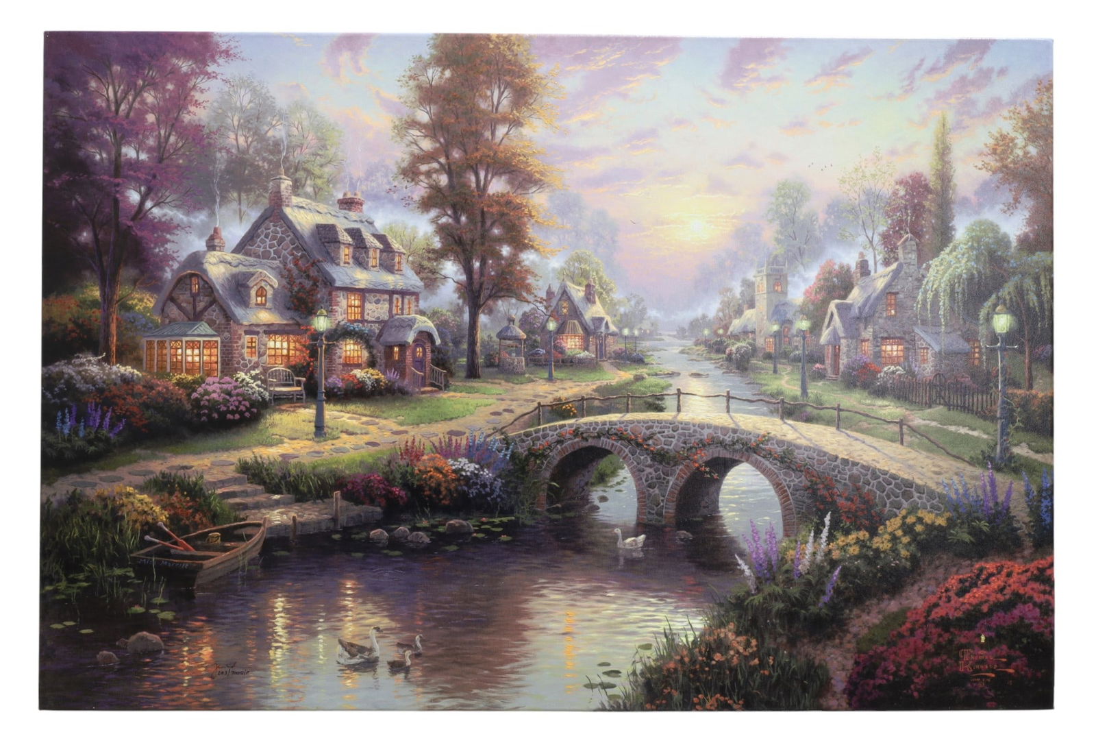 Framed Thomas Kincade Print (1 of 7)