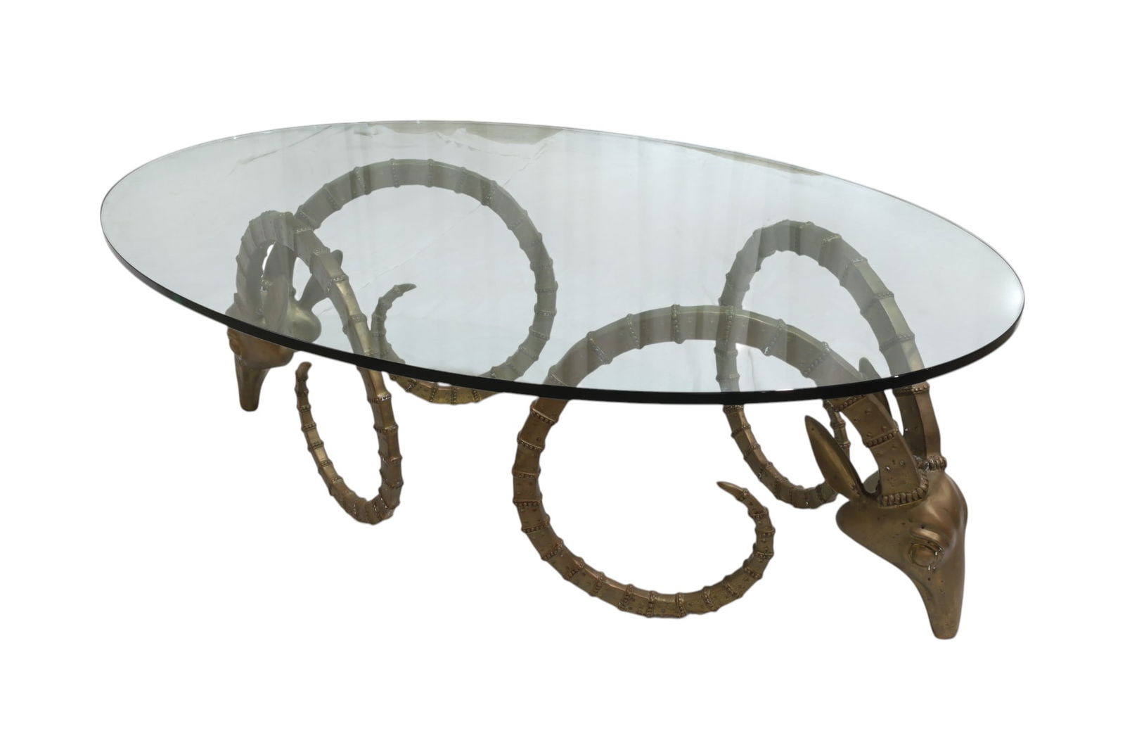 Alain Chervet Style - Brass Ibex Coffee Table (1 of 11)