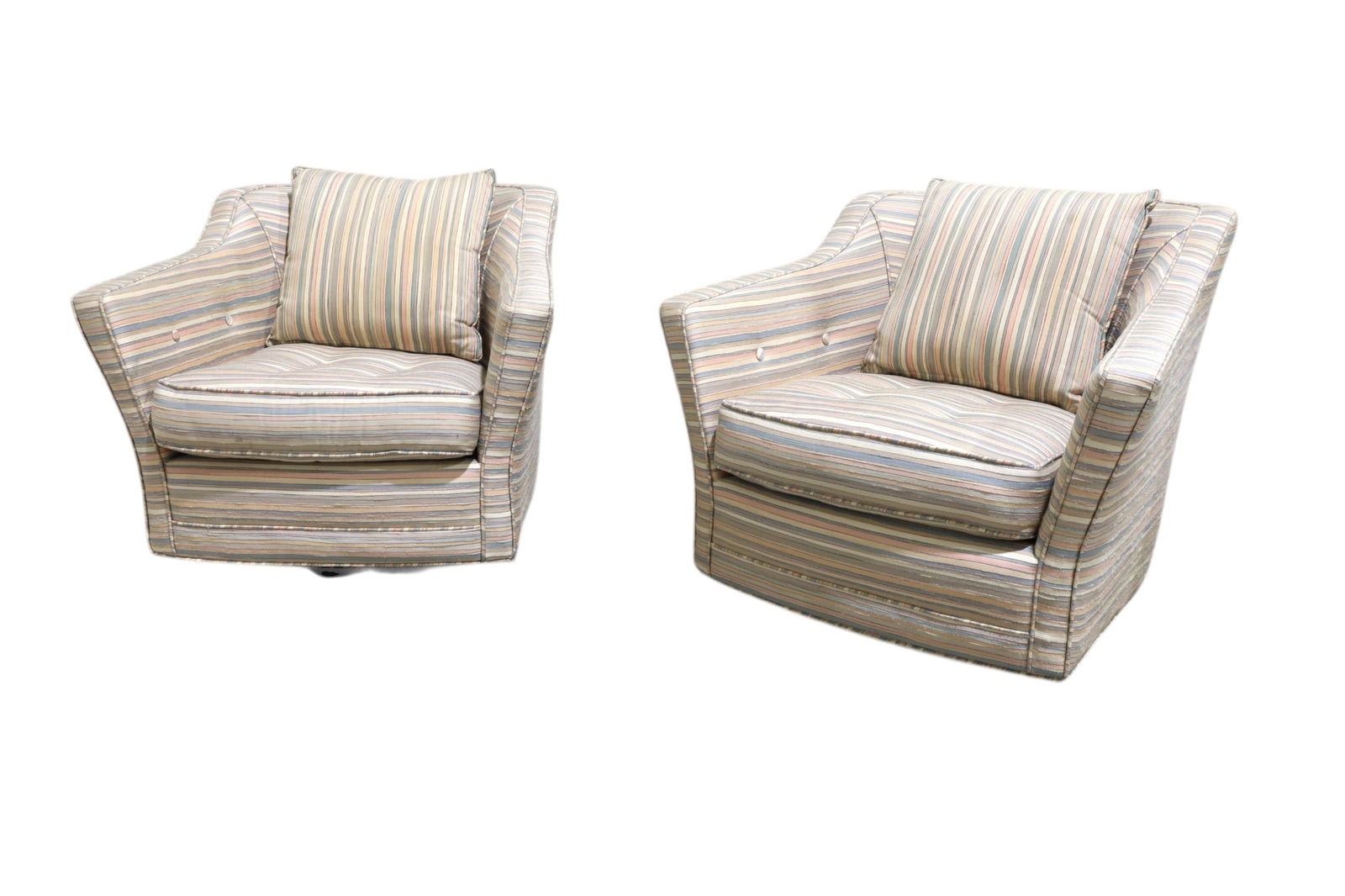 Mid Century Swivel Chairs - Pair (1 of 11)