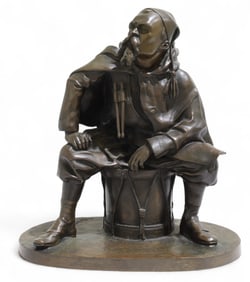 Leopold Kampf French Bronze Zouave Soldier