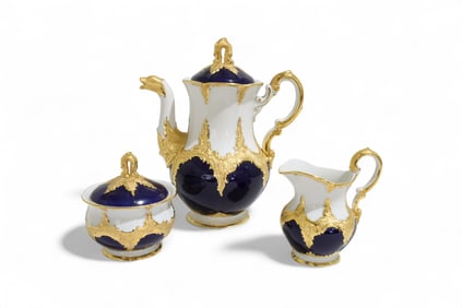 Meissen Tea Set - 3 Pc