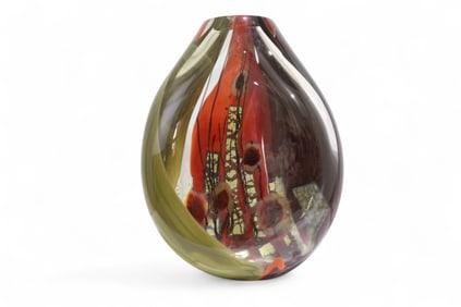 Randi Solin Art Glass Vase