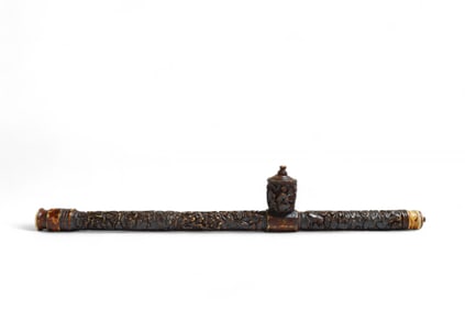 Ornate Antique Opium Pipe