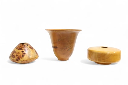 Maple & Burl Display Pieces - 3