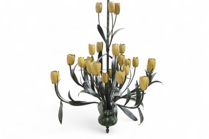 Iron Flower Chandelier