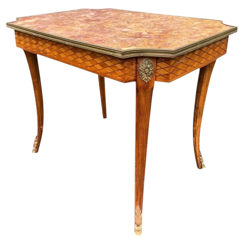 French Antique Accent Table (1 of 7)
