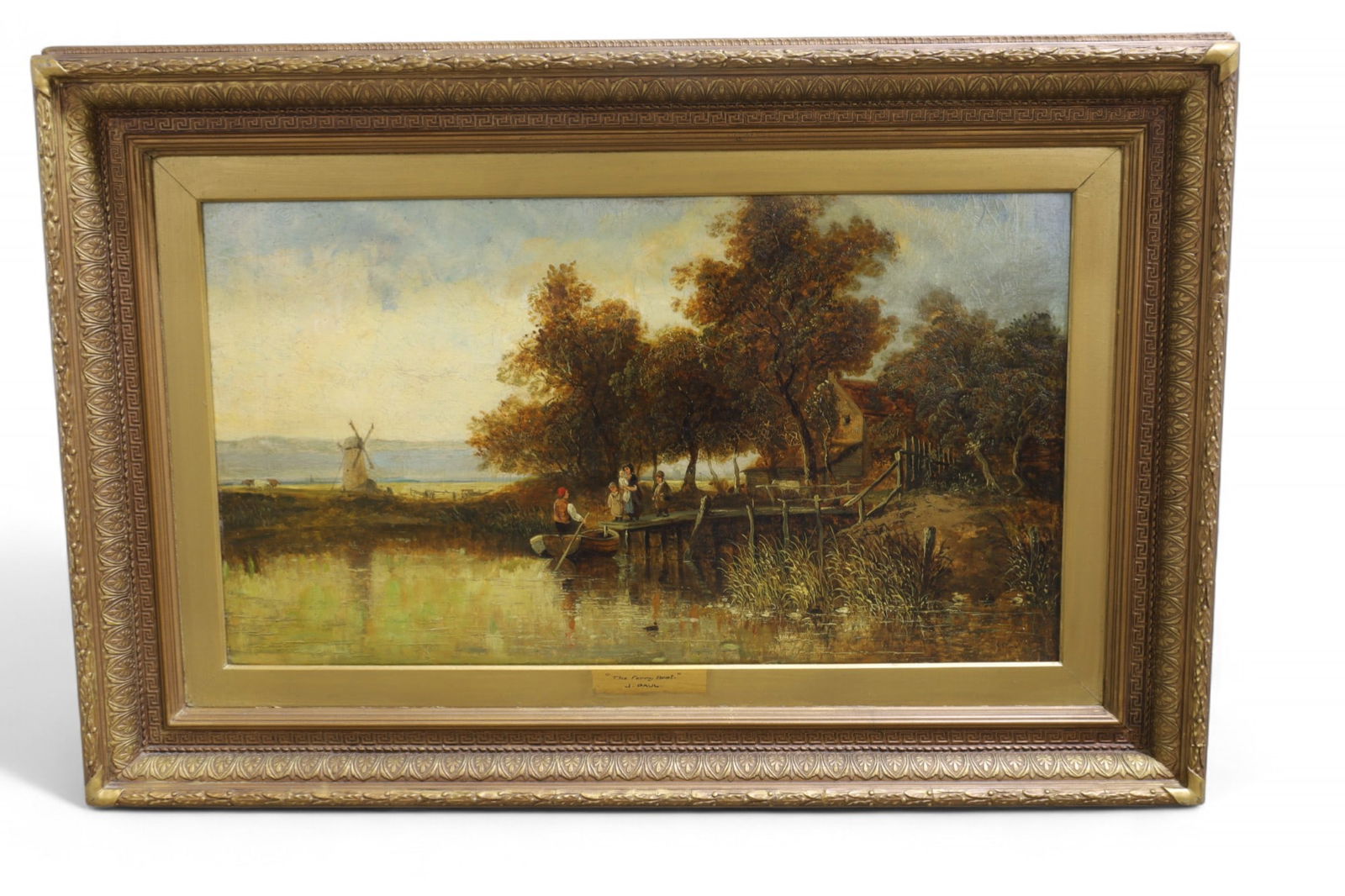 Signed J. Paul - Oil on Board (1 of 10)