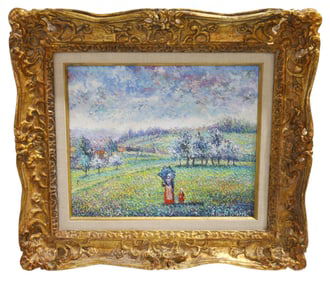 Hugues Claude Pissarro Oil on Canvas