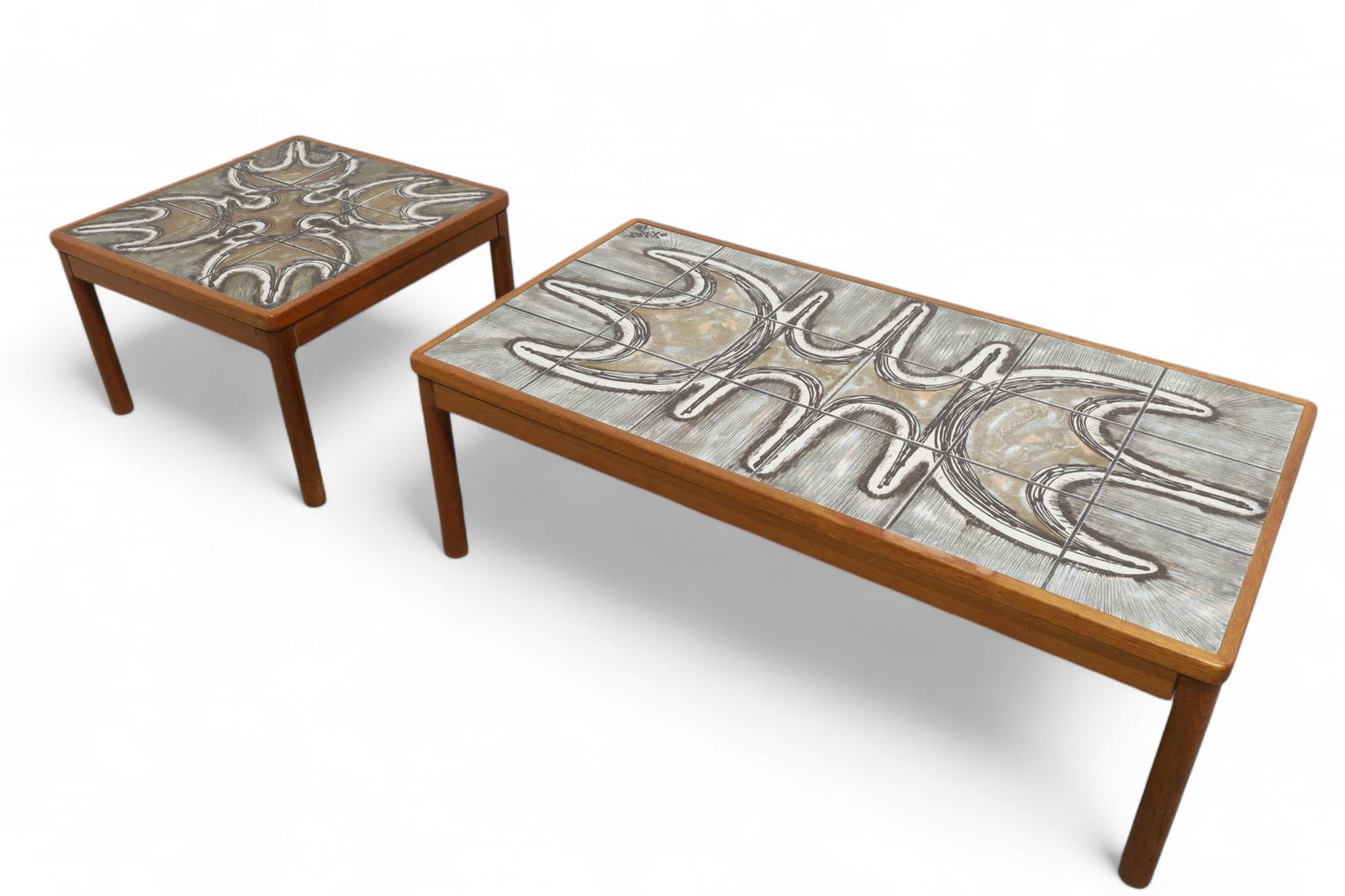 Trioh Danish Tile Top Tables - 2 (1 of 7)