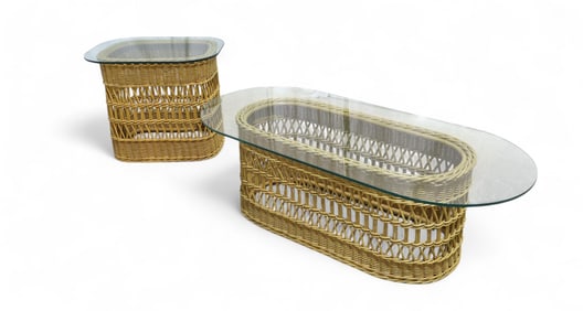 Henry Link Wicker Tables - 2