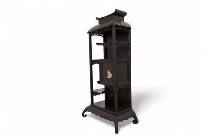 Oriental Pagoda Top Etagere
