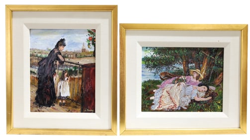Antique Enamel Plaques - 2