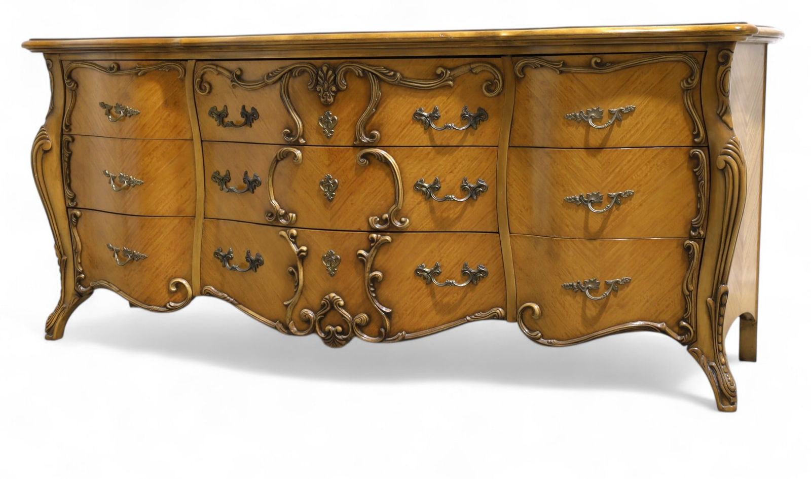Romweber Satinwood French Style Long Dresser (1 of 11)
