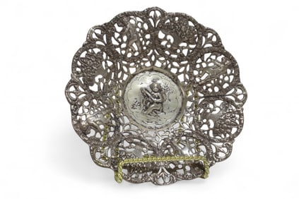 Open Work Sterling Silver Bowl