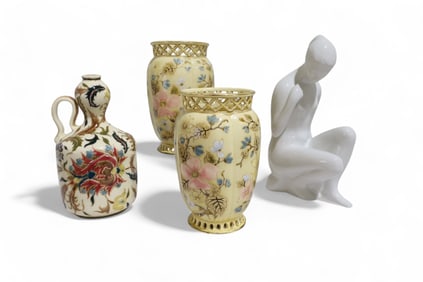 Zsolnay, Dux & Austrian Porcelian - 4