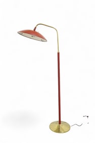 Mid Century Saucer Shade Floor Lamp
