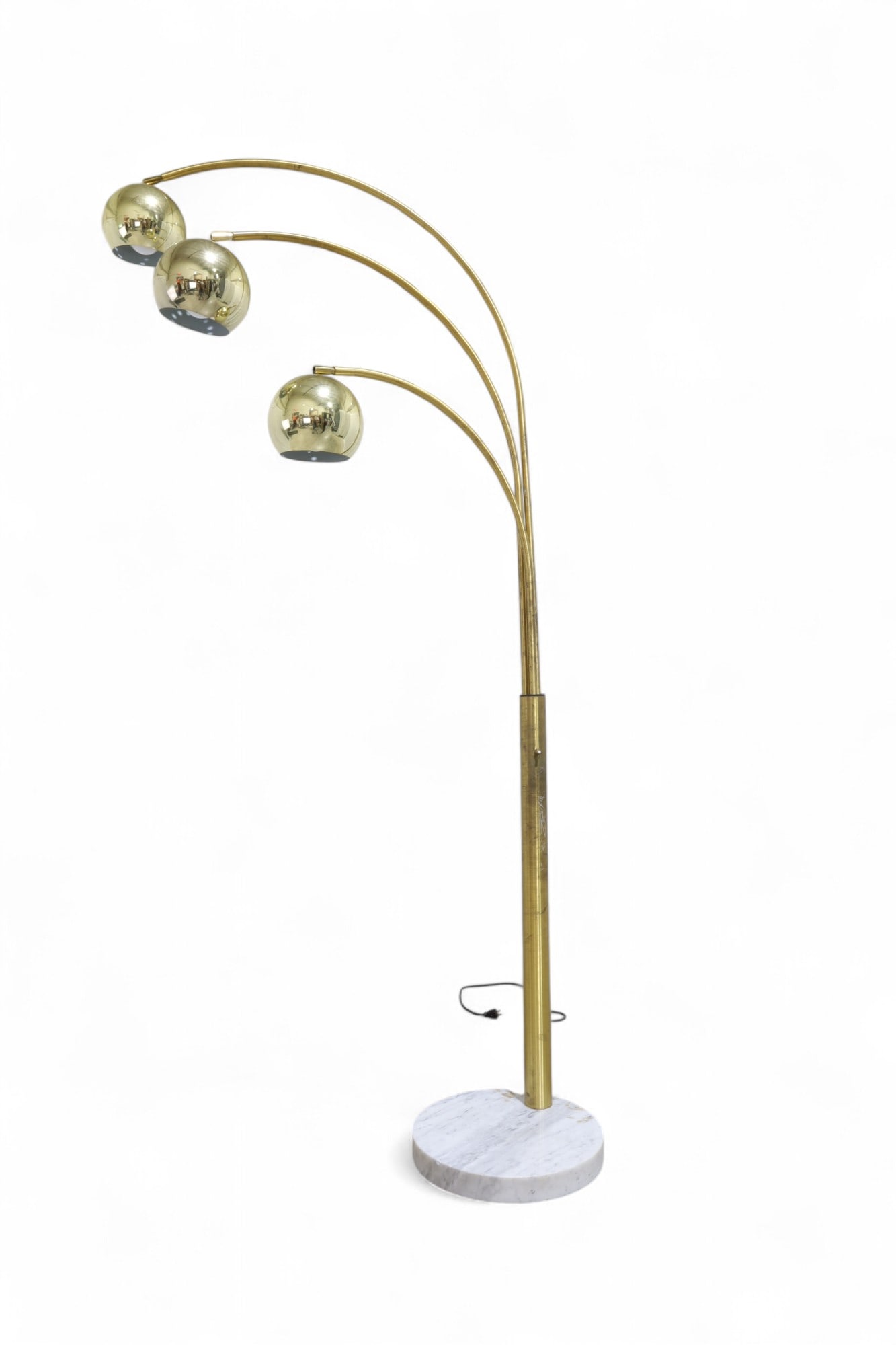 3 Light Marble Base Arc Lamp (1 of 9)