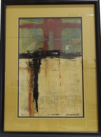 John Baughman Abstract Mixed Media
