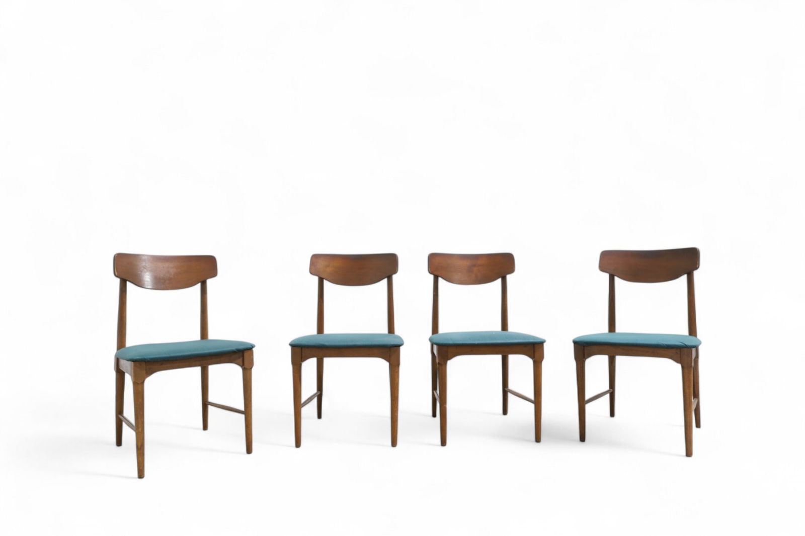 Walnut Mid Century Dining Chairs - 4 (1 of 9)