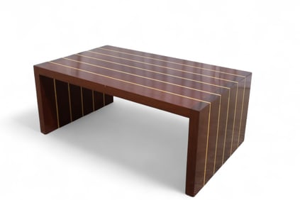 Inlaid Bench Coffee Table