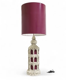 1960's Ceramic Tower Lamp