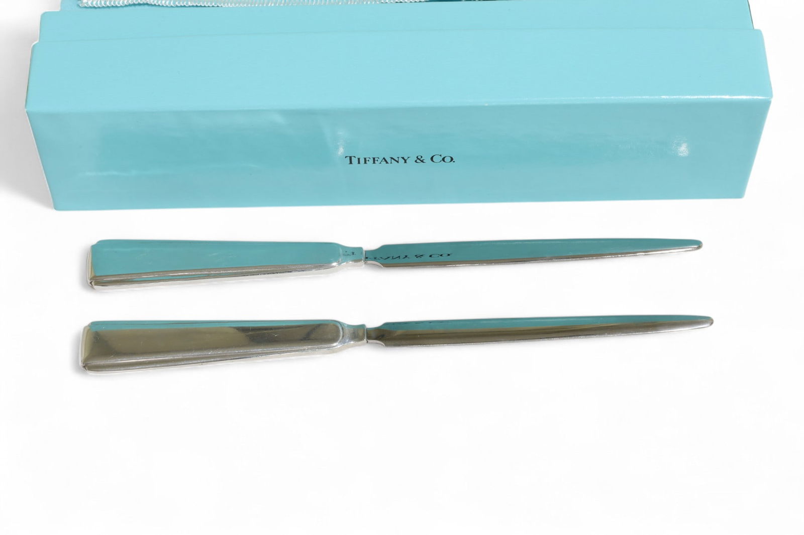 Tiffany & Co. Pewter Letter Opener - 2: Two Tiffany & CO. pewter letter opener