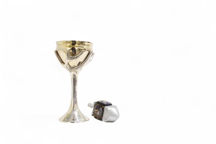 Rosenthal Goblet & Pewter Dredel