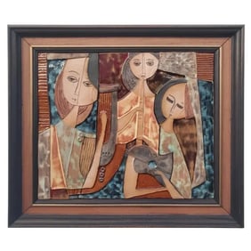 Ruth Faktor Faktorowicz Israeli Ceramic Tile Art