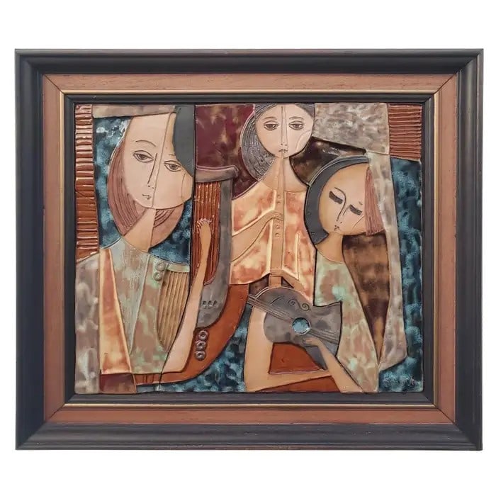 Ruth Faktor Faktorowicz Israeli Ceramic Tile Art (1 of 4)