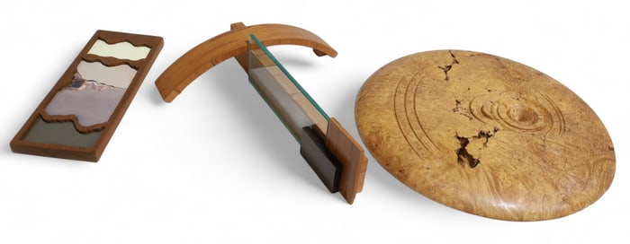 Artist Studio Made Wooden Art - 3 Pcs.