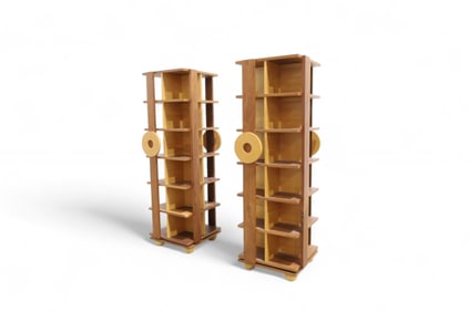 Rotating Display Shelves - Pair