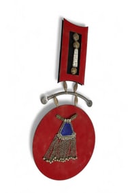 Pakistani Enameled Fertility Plaque