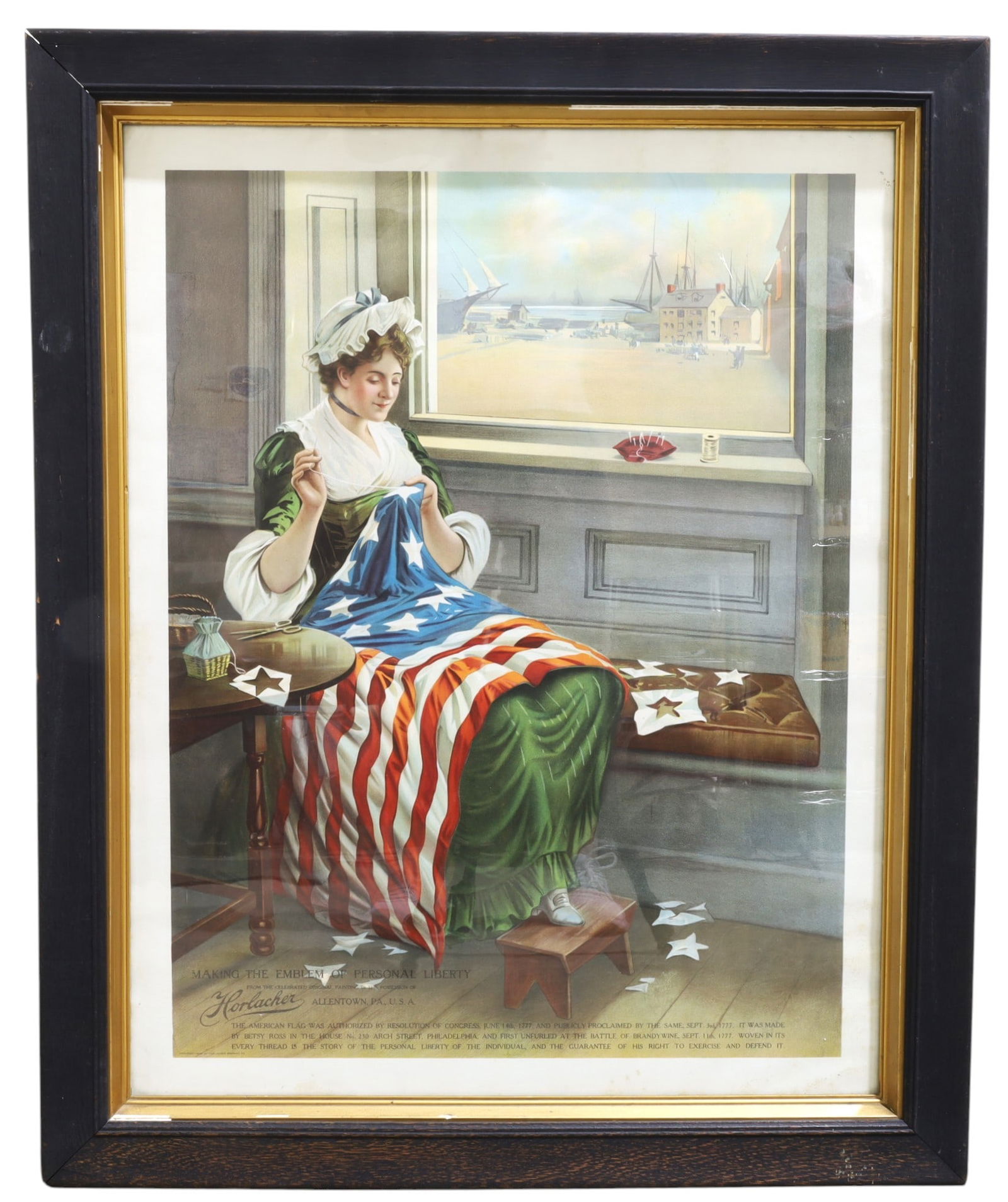 Horlacher Brewing  Betsy Ross Advertising Poster (1 of 11)