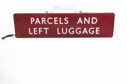 2 Sided Train Station Sign