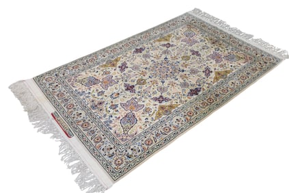 Signed Silk Oriental Mat