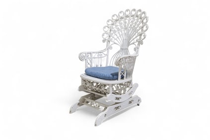 Wicker Platform Rocker