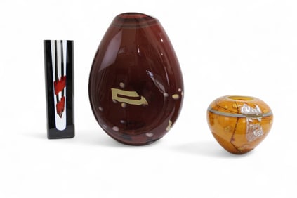 Art Glass Vases - 3