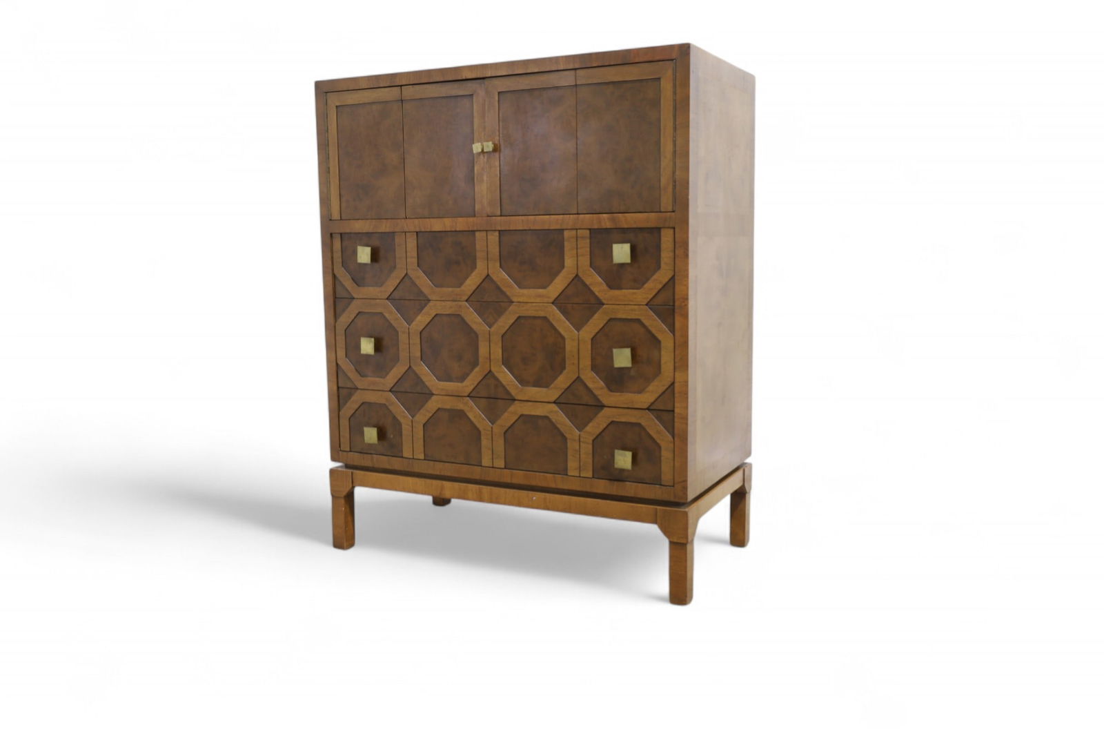 Romweber Walnut & Burl High Chest (1 of 12)