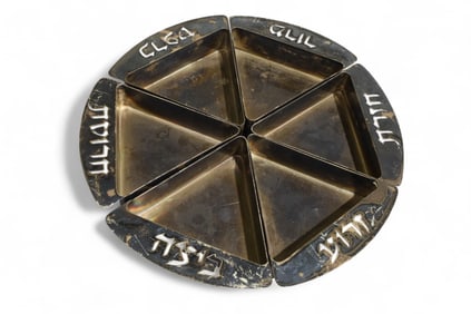 Silverplate Seder Plate Set - 6