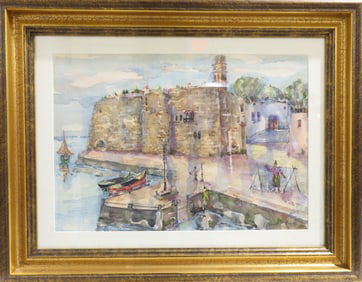 Signed H. Steineed Israel Watercolor
