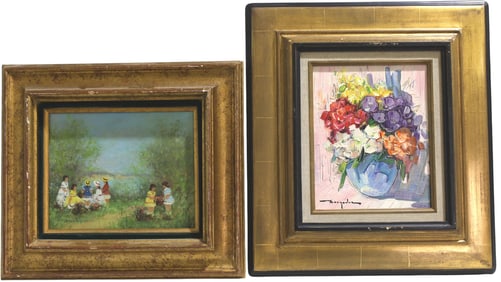 Oil on Canvas Paintings - 2
