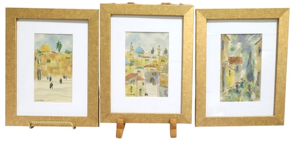 Signed Kabishcer Watercolors - 3