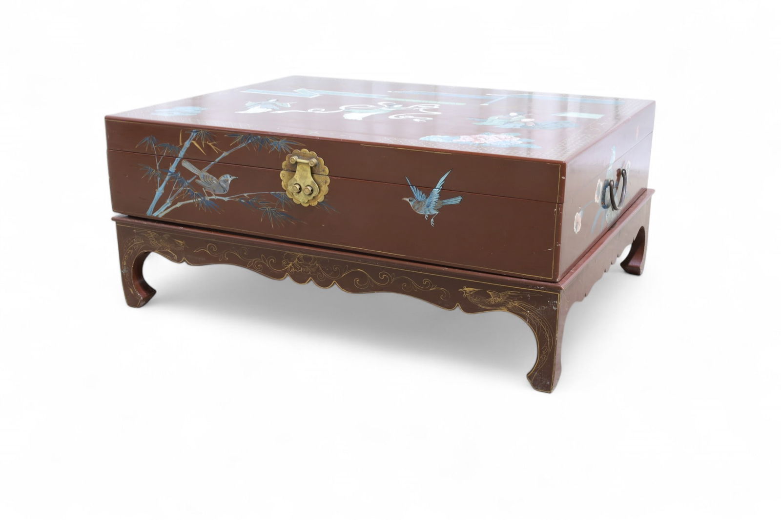 2 Part Chinese Carved Storage Box (1 of 16)