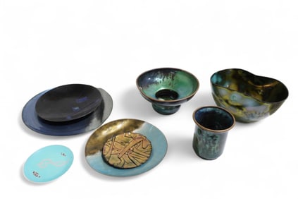 Enameled Plates & Bowls - 8